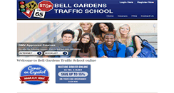 Desktop Screenshot of bellgardenstrafficschool.com